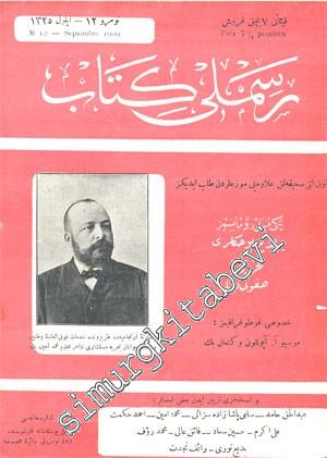 OSMANLICA: Resimli Kitap - Yıl: Eylül 1325, Cilt: 3, Sayı: 12