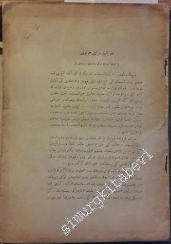OSMANLICA: Tarih-i Osmani Encümeni Mecmuası -
