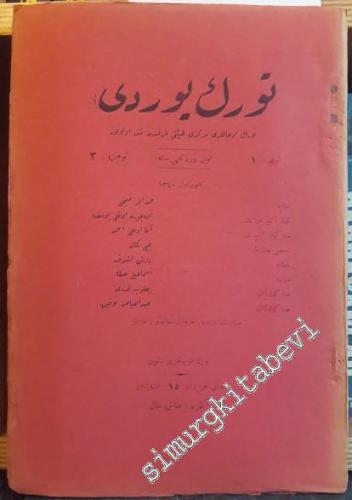 OSMANLICA Türk Yurdu Dergisi -   1  14  Knanun-ı Evvel