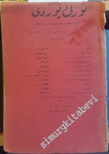 OSMANLICA Türk Yurdu Dergisi -   Cilt: 2  Yıl: 14  Ağustos 1925