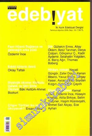 Özgür Edebiyat: İki Aylık Edebiyat Dergisi - Sayı: 16      Temmuz- Ağustos
