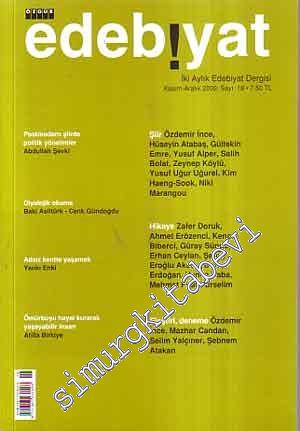 Özgür Edebiyat: İki Aylık Edebiyat Dergisi - Sayı: 18      Kasım - Aralık   2009