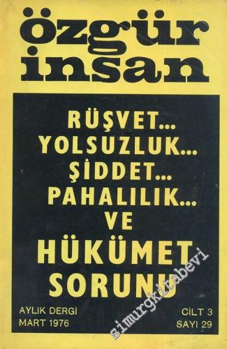 Özgür İnsan - Aylık Dergi - Sayı: 29, Mart 1976