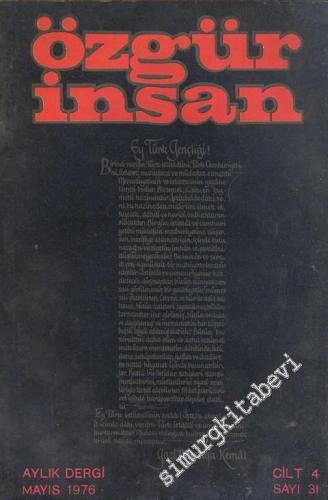 Özgür İnsan - Aylık Dergi - Sayı: 31, Mayıs 1976
