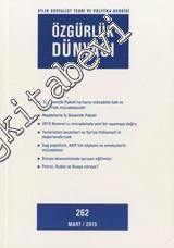 Özgürlük Dünyası Aylık Sosyalist Teori ve Politika Dergisi - Sayı: 262      Mart