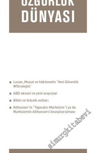 Özgürlük Dünyası Aylık Sosyalist Teori ve Politika Dergisi - Sayı: 282