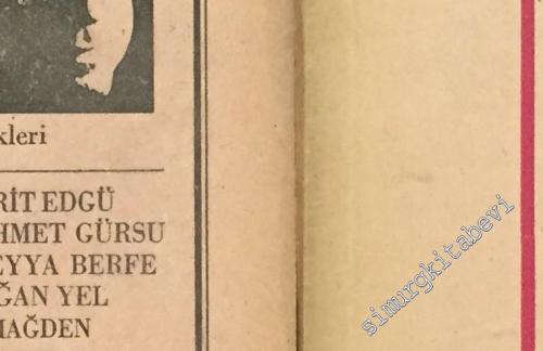 Papirüs Aylık Dergi 47 Sayı TAKIM (Sayı: 1 - 47, Yıl: 1966 - 1970) / S