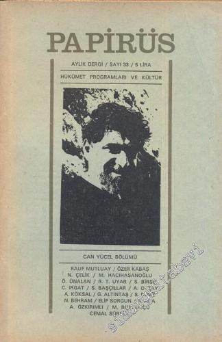 Papirüs Aylık Dergi - Sayı: 33      Mart