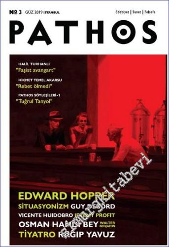 Pathos Edebiyat Sanat Felsefe Dergisi - Edward Hopper - Sayı: 3 Güz