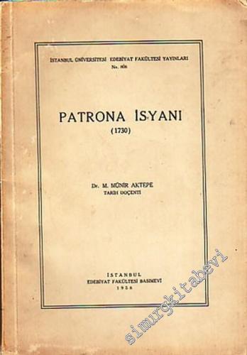 Patrona İsyanı ( 1730 ) -        1958