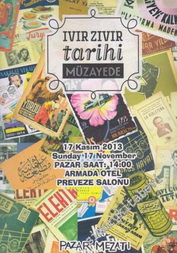 Pazar Mezat Ivır Zıvır Tarihi Müzayede Kataloğu (17 Kasım 2013) -