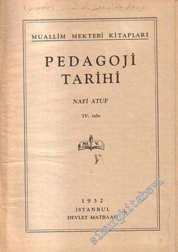 Pedagoji Tarihi -        1932