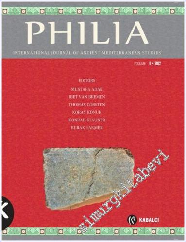Philia: International Journal Of Ancient Mediterranean Studies 2022 - 