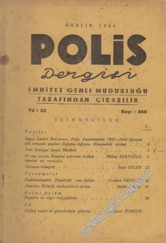 Polis Dergisi - Sayı: 346    32  Aralık