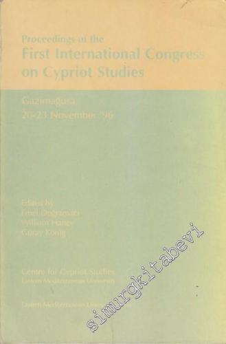 Proceedings of the First International Congress on Cypriot Studies Gaz