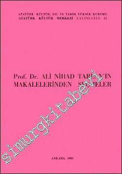 Prof. Dr. Ali Nihad Tarlan'ın Makalelerinden Seçmeler -        1990