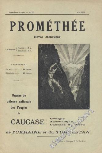 Prométhée - Organe de défense nationale des  Peuples du Caucase de l'Ukraine et du Turkestan -