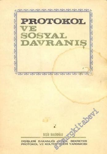 Protokol ve Sosyal Davranış -        1969