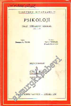 Psikoloji İnsan İntibakının Esasları 2 Cilt ( TAKIM ) -