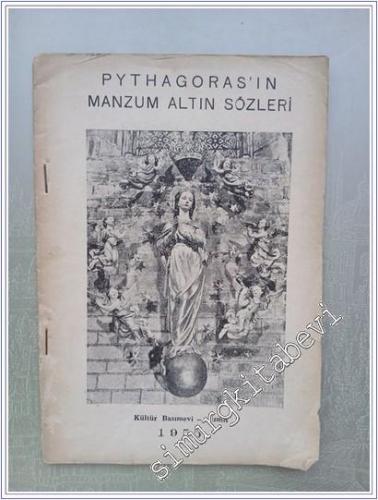 Pythagoras'ın Manzum Altın Sözleri - 1955