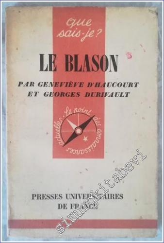 Que Sais - Je ? Le Blason -        1956