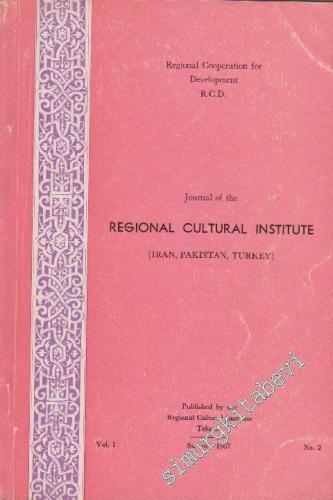 Regional Cultural Institute (Iran, Pakistan, Turkey) - Vol. 1 - No: 2 