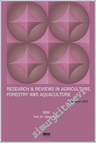 Research and Reviews in Agriculture, Forestry and Aquaculture / Decemb