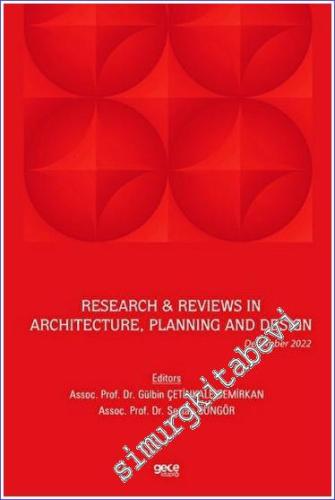 Research and Reviews in Architecture, Planning and Design / December 2