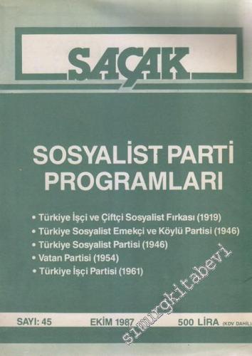 Saçak Aylık Siyaset Kültür Ekonomi Forumu Dergisi - Dosya: Sosyalist P