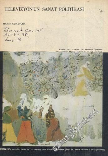 Sanat Çevresi Aylık Sanat Dergisi Aralık 1980; Sayı: 26 - Aralık 1980;