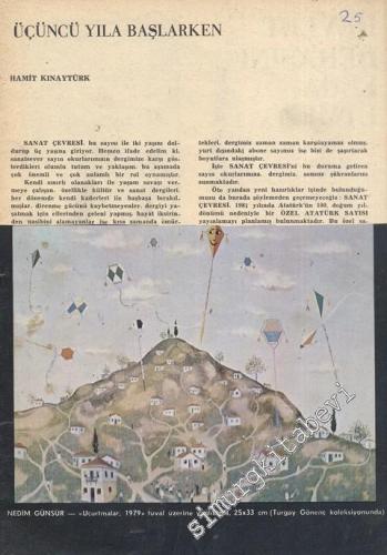Sanat Çevresi Aylık Sanat Dergisi Kasım 1980; Sayı: 25    - Sayı: 25      Kasım