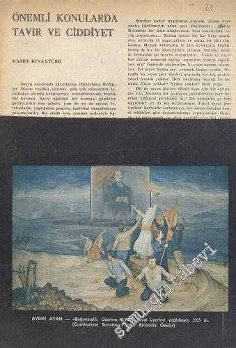 Sanat Çevresi Aylık Sanat Dergisi - Sayı: 33      Temmuz