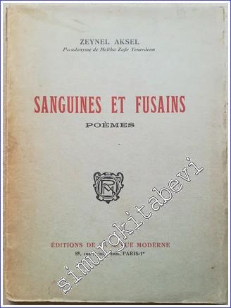 Sanguines et Fusains: Poèmes -        1952