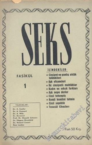 Seks - Yıl: 1953, Fasikül: 1       1953