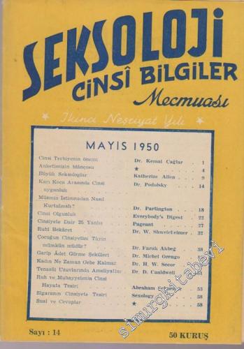 Seksoloji - Cinsi Bilgiler Mecmuası - İkinci  Neşriyat Yılı - Sayı: 14  3    Mayıs