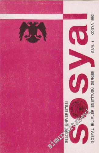 Selçuk Üniversitesi Sosyal Bilimler Enstitüsü Dergisi - Sayı: 1      Haziran