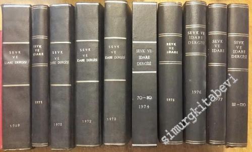 Sevk ve İdare Dergisi : Sayı 20-120 (Temmuz Ağustos 1969 - Ağustos 1978) 10 Cilt 100 dergi -
