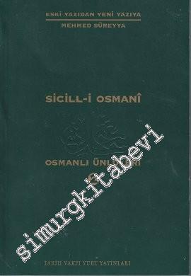 Sicill - i Osmani : Osmanlı Ünlüleri 2 (At-Hü)