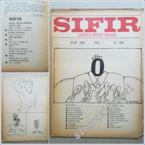 Sıfır Çağdaş Mizah Dergisi - 1      Eylül 1983