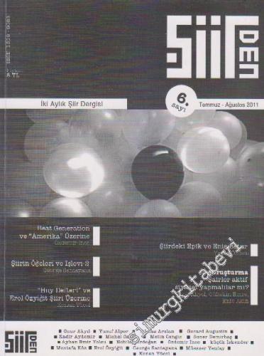 Şiirden İki Aylık Şiir Dergisi -