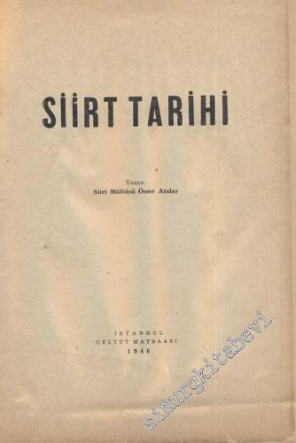 Siirt Tarihi -