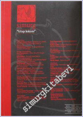 Simurg Kitap Kokusu - Sayı: 1    Yıl: 1  Ekim 1999