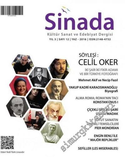Sinada Kültür, Sanat ve Edebiyat Dergisi - Celil Oker - Sayı: 12 Yıl: 