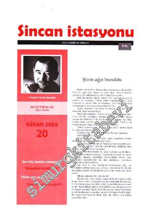 Sincan İstasyonu: Aylık Edebiyat Dergisi - Sayı:20; Nisan 2009