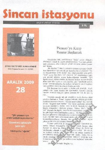 Sincan İstasyonu: Aylık Edebiyat Dergisi - Sayı: 28, Aralık 2009