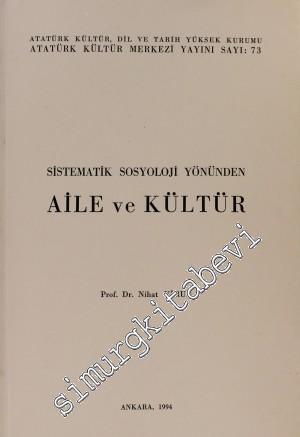 Sistematik Sosyoloji Yönünden Aile ve Kültür -        1994