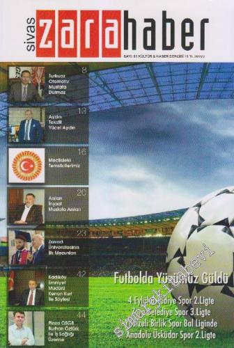 Sivas Zara Kültür Haber Dergisi - Sayı: 51 Temmuz