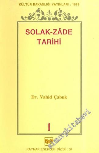 Solakzade Tarihi 2 Cilt TAKIM -        1989