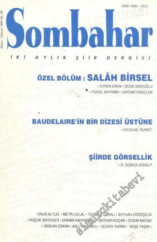 Sombahar: İki Aylık Şiir Dergisi - Mayıs - Haziran 1995; Sayı: 29
