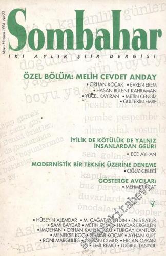 Sombahar: İki Aylık Şiir Dergisi - Özel Bölüm: Melih Cevdet Anday - Sa